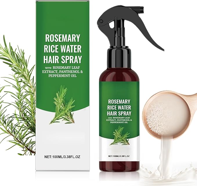Rosemary and Rice Water Spray